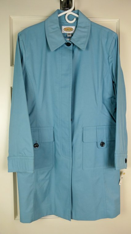 Talbots Size 14 Women's Cotton Raincoat