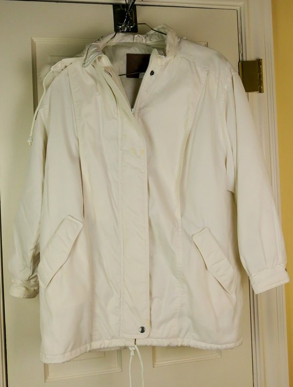 J.G. Hook Large Women's Off White Short Hooded Jacket