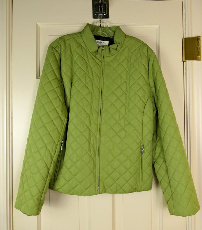 Green Extra Large Women's Quilted Judith Hart Jacket