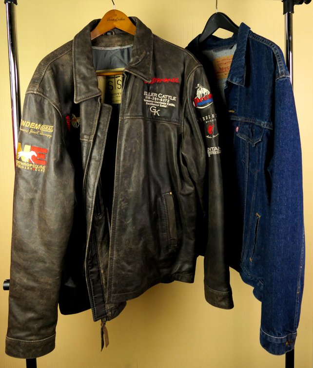Vintage Men's Ranchwear Leather and Denim Jackets