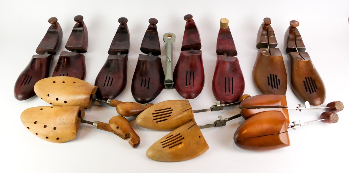 Seven Pairs of Wooden Shoe Horns