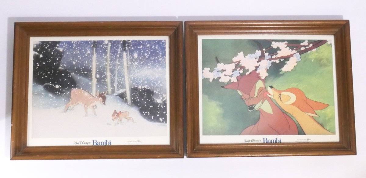 Framed Bambi Theatrical Lobby Cards