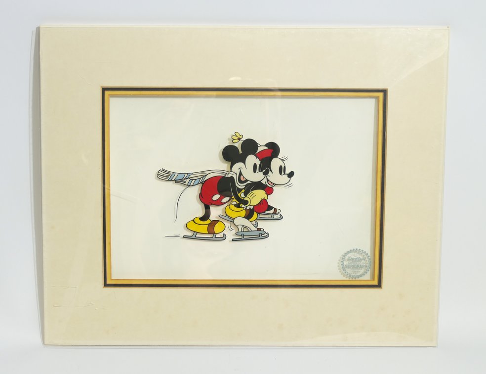 Disney Limited Edition Serigraph Cel The Skating Lesson