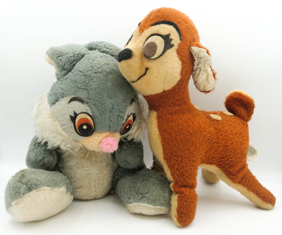 Bambi and Thumper Plush Toys