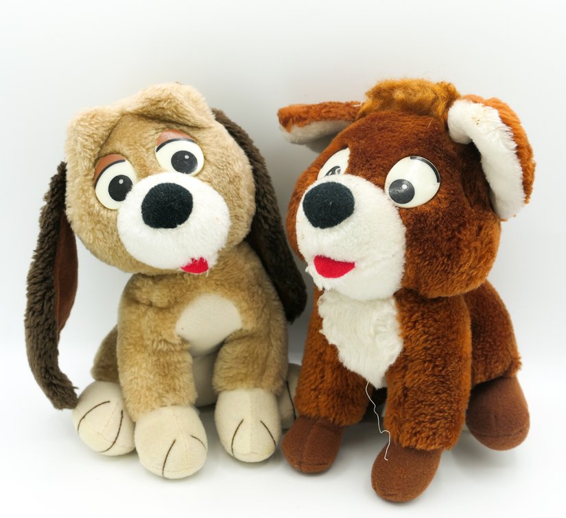 Two Disney Plush Toys