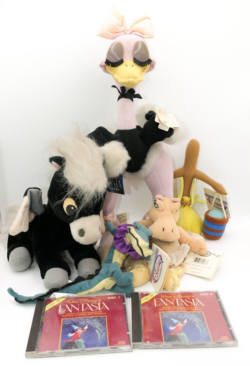 Disney Fantasia Plush Toys and CD's