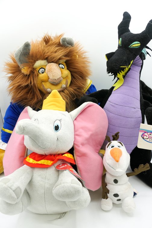 Four Disney Plush Toys