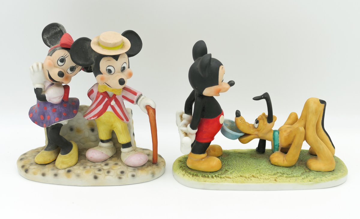 Mickey Mouse Ceramic Figurines