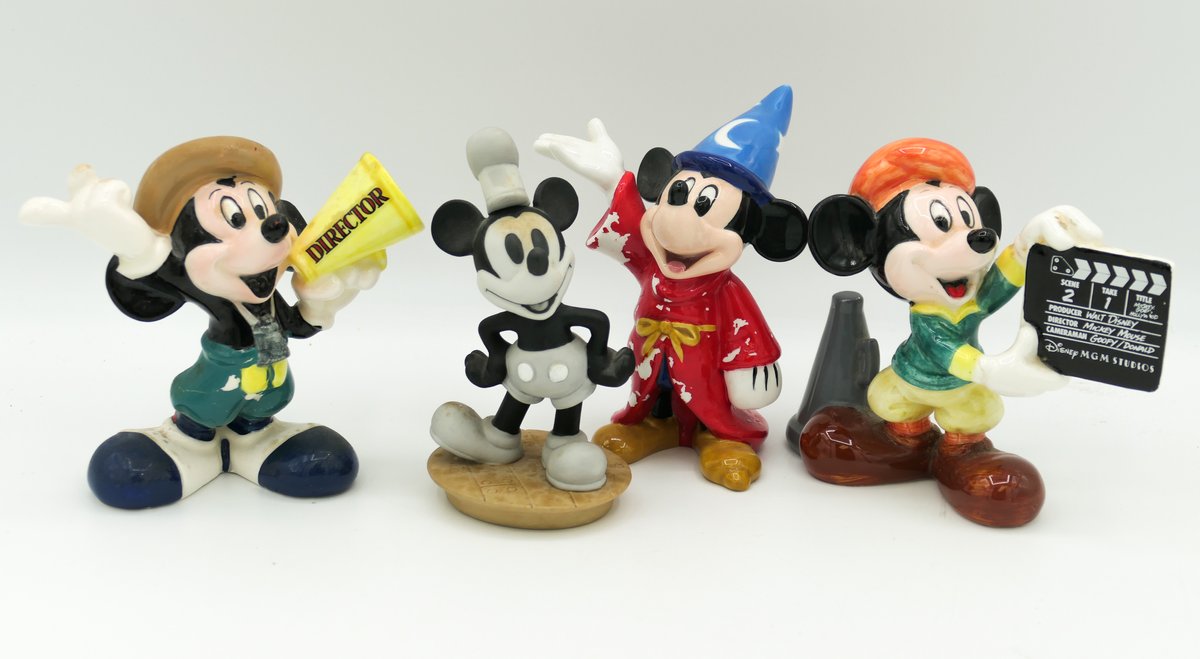 Mickey Mouse Ceramic Figurines