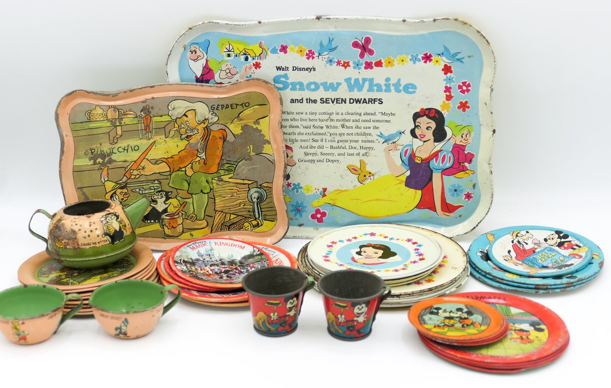 Disney Tin Litho Tea Sets