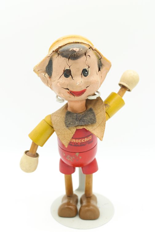 1930's Ideal Composition and Wood Pinocchio Doll