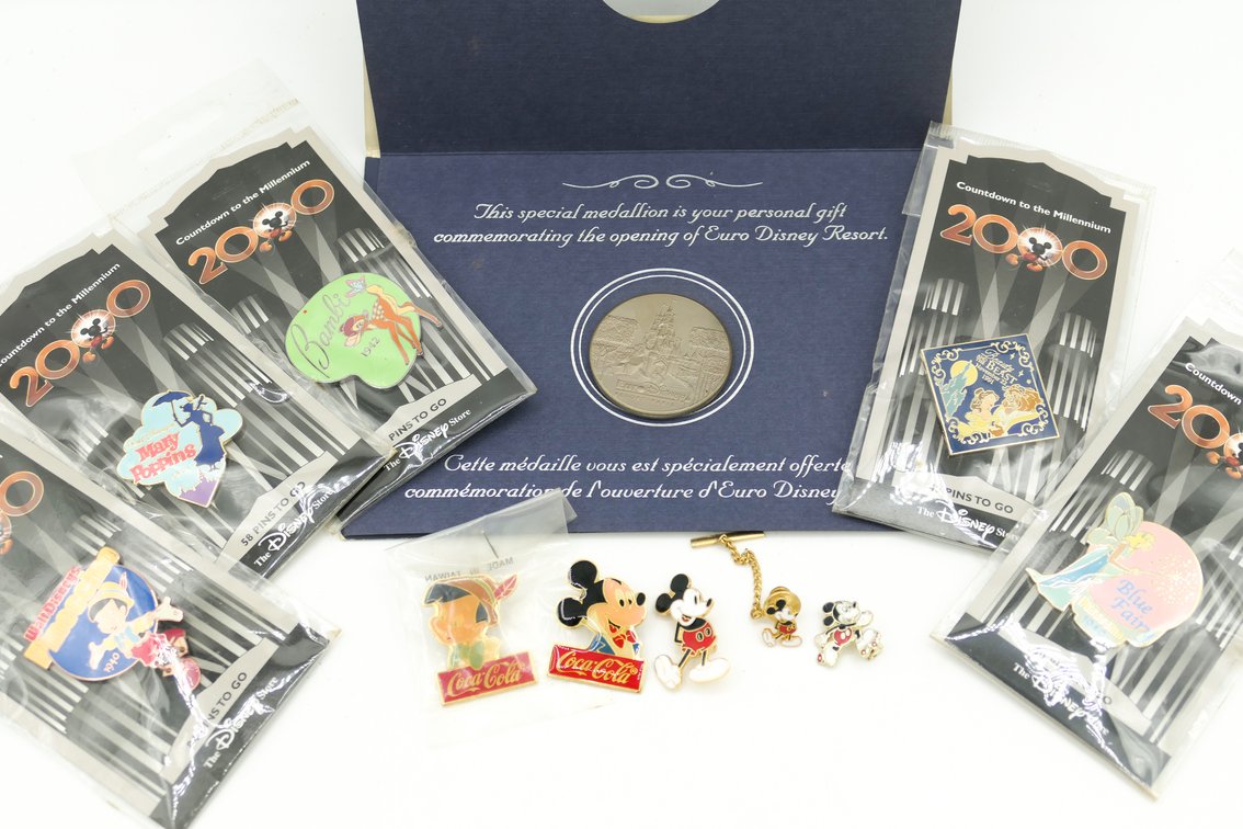 Disney Collectible Pins and Coin