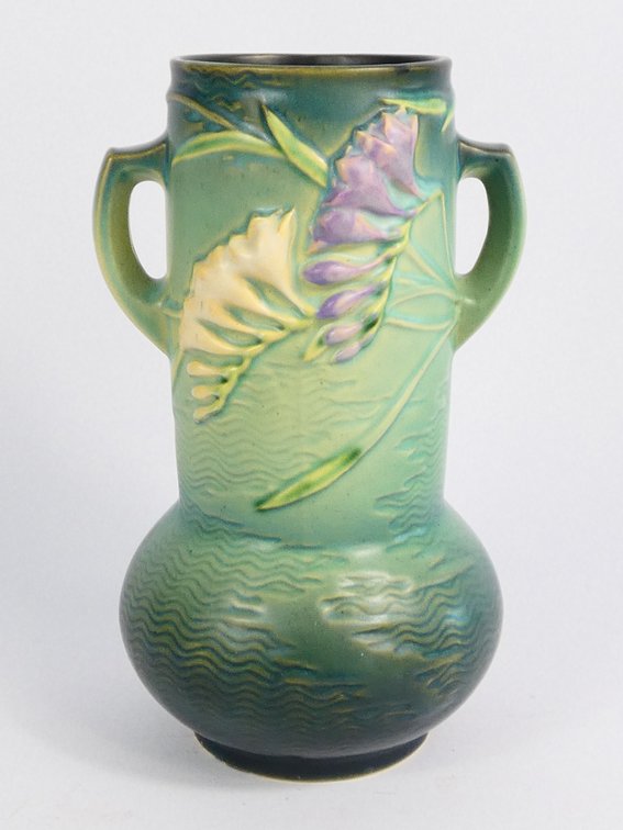 Roseville Freesia Vase