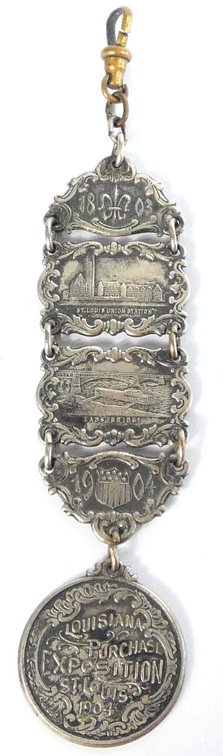 Antique St. Louis Worlds Fair Watch Fob