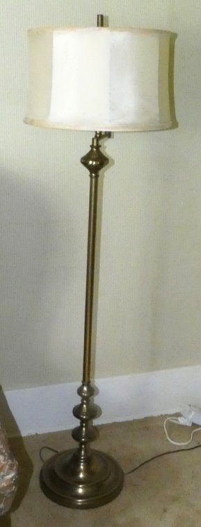 Brass Tone Floor Lamp