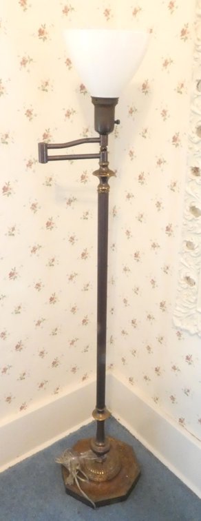 Brass Tone Floor Lamp