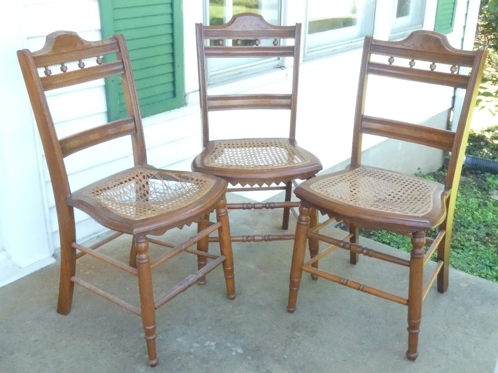Victorian Eastlake Parlor Chairs