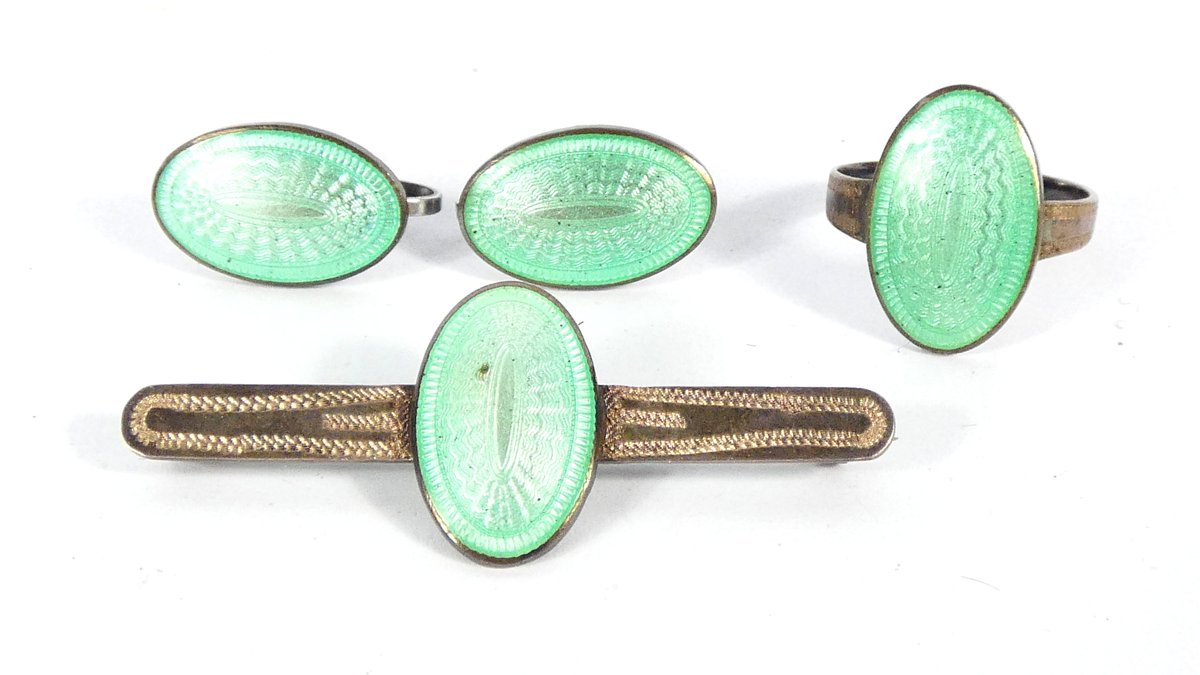 Sterling Mid-Century Jewelry Set