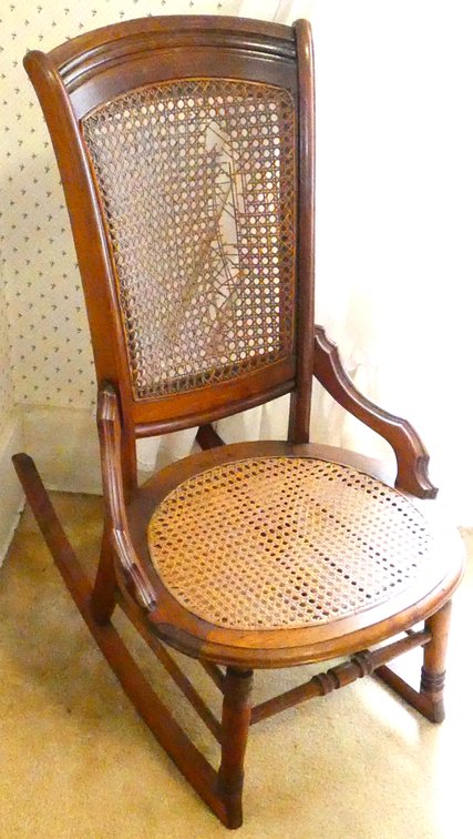 Antique Victorian Parlor Rocker
