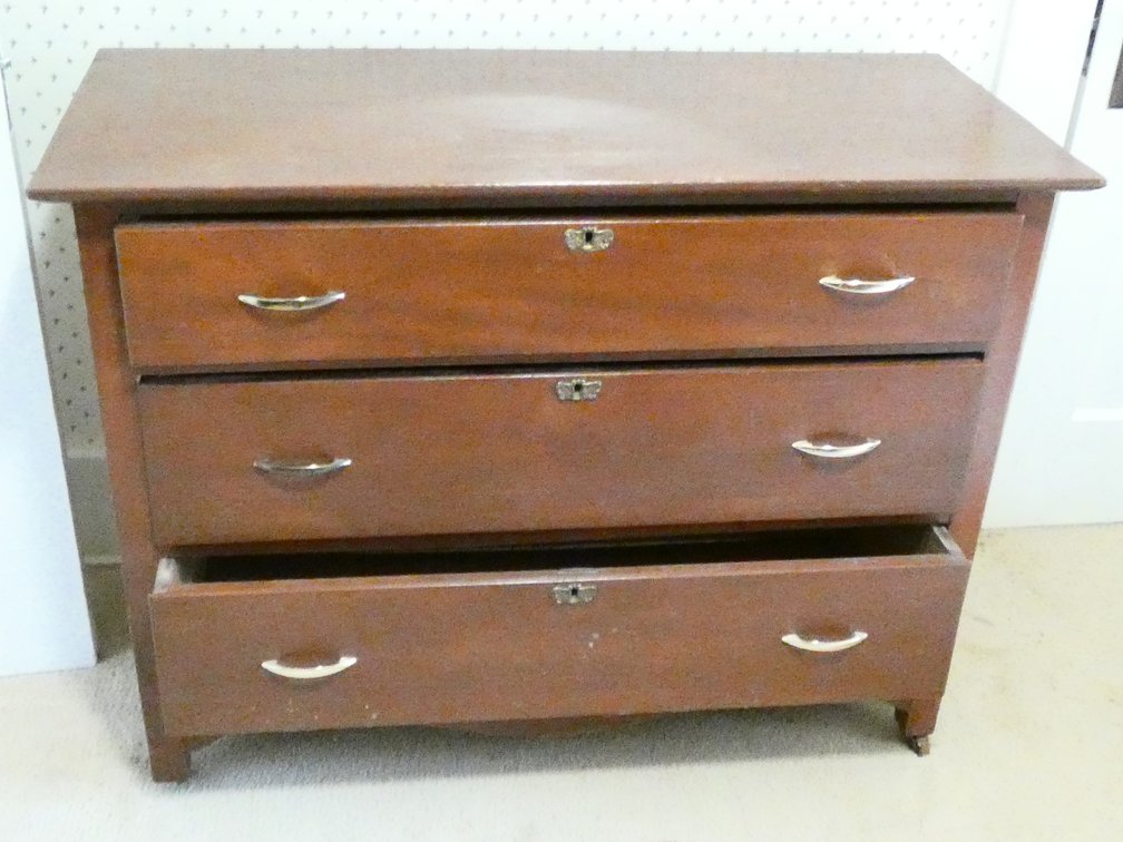 Walnut Finish Chest