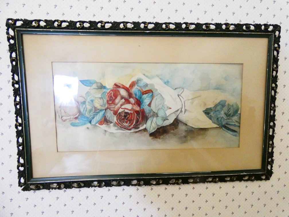 Original Rose Bouquet Watercolor