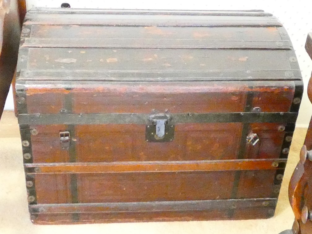 Antique Traveling Trunk