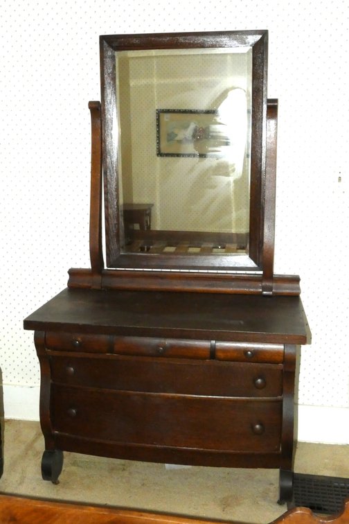Antique Empire Style Princess Dresser