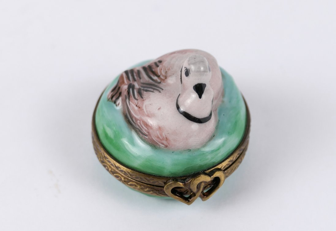 Limoges Mini Doves Trinket Box