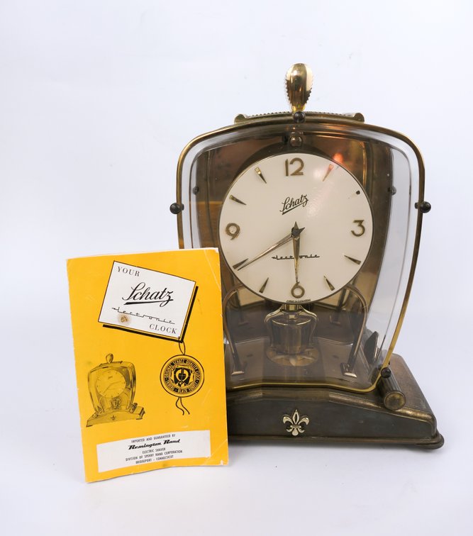 Schatz and Sons Aug Lectronic Anniversary Style Mantel Clock