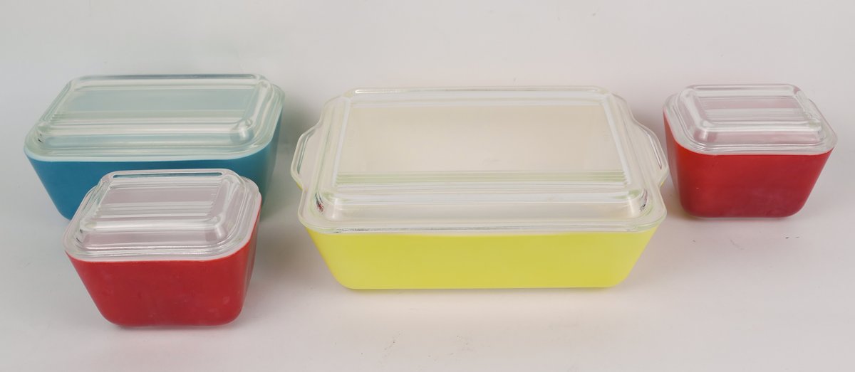 Vintage Pyrex Refrigerator Dishes