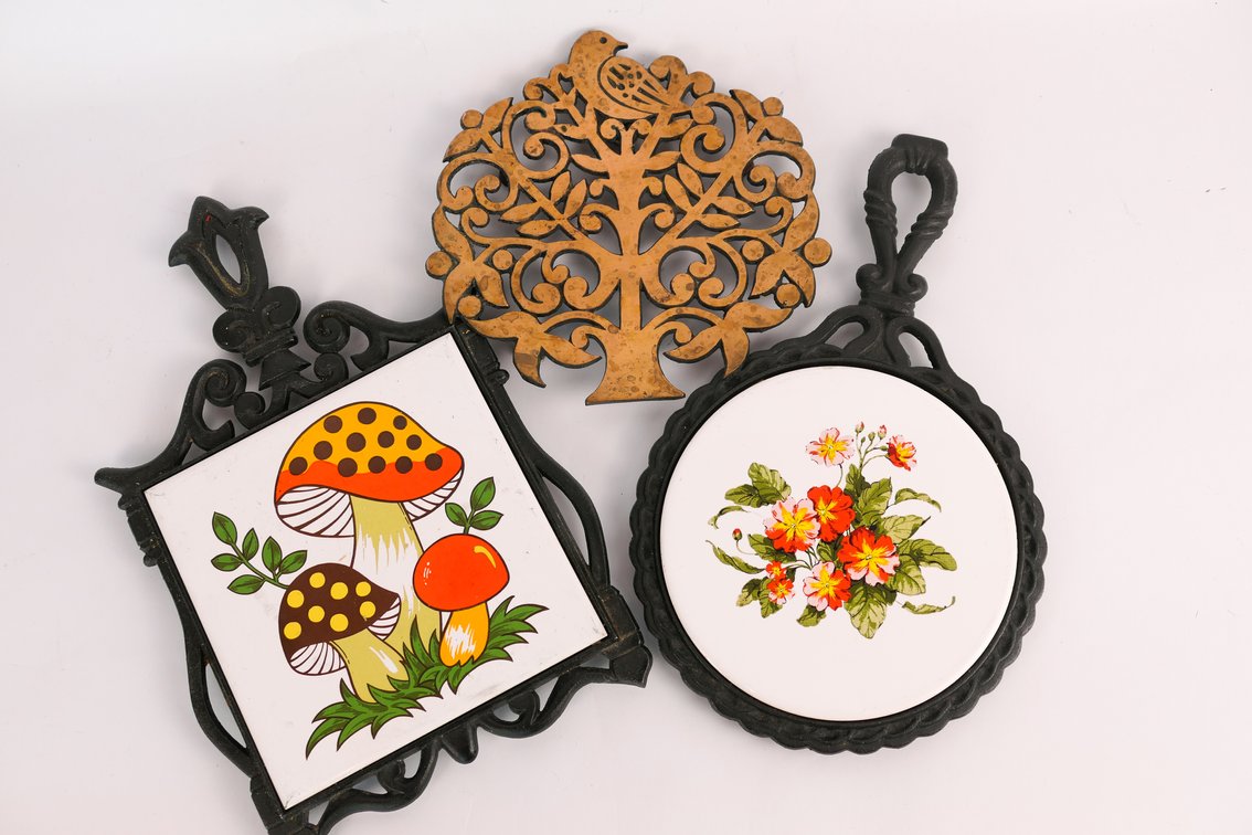 Vintage Cast Iron Trivets
