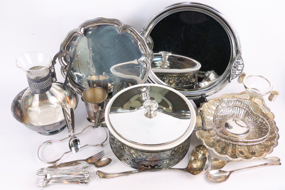 Silverplate and Stainless Serving Accessories