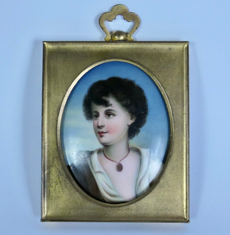 Hand Painted Porcelain Plaque