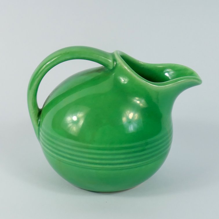 Vintage Harlequin Novelty Ball Creamer By Homer Laughlin