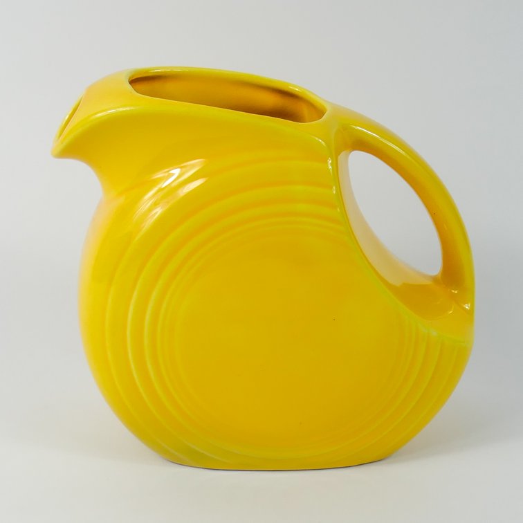 Vintage Fiestaware Yellow Juice Pitcher