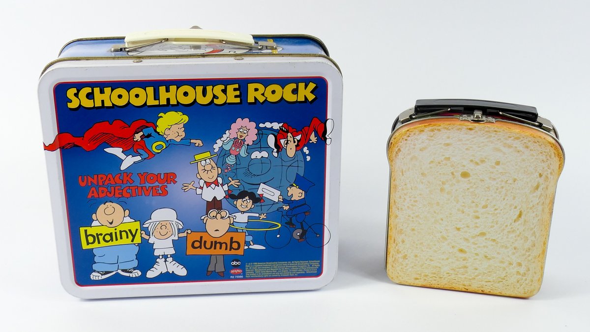 1999 Schoolhouse Rock Metal Lunch Box