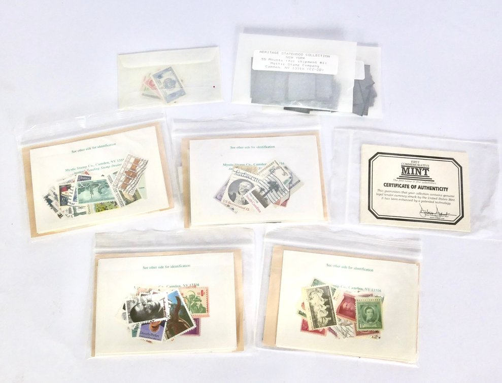 Collection of Stamps and Coins