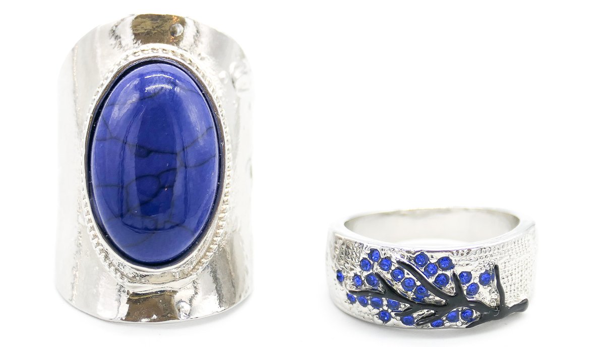 Two Sterling Silver Rings