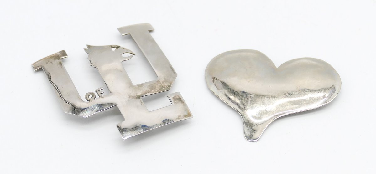 Two Silver Brooches