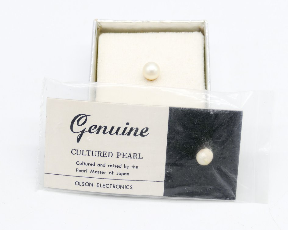 Two Genuine Cultured Pearls