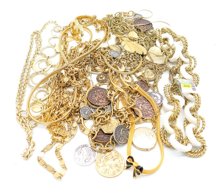 Chunky Gold Tone Necklaces