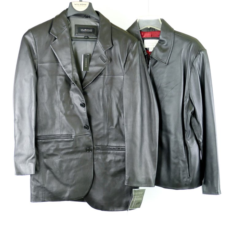 Two Genuine Lambskin Coats
