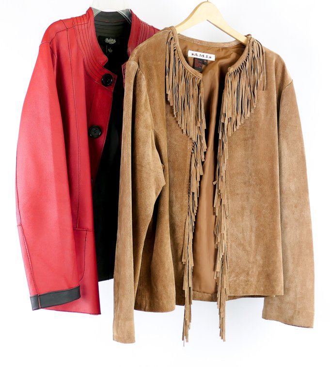 Two Genuine Leather Jackets
