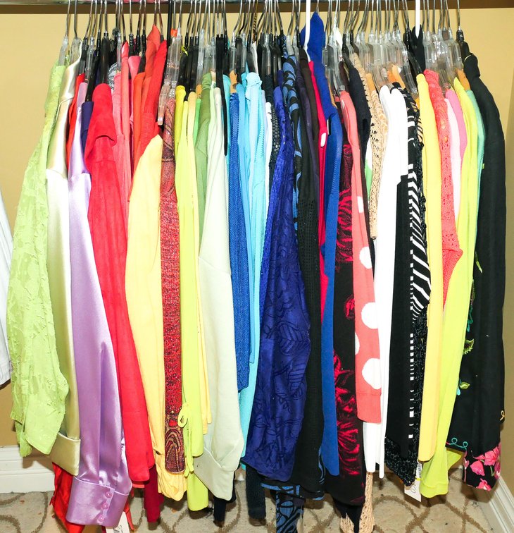 Womens Long Sleeve Colorful Tops and Knits