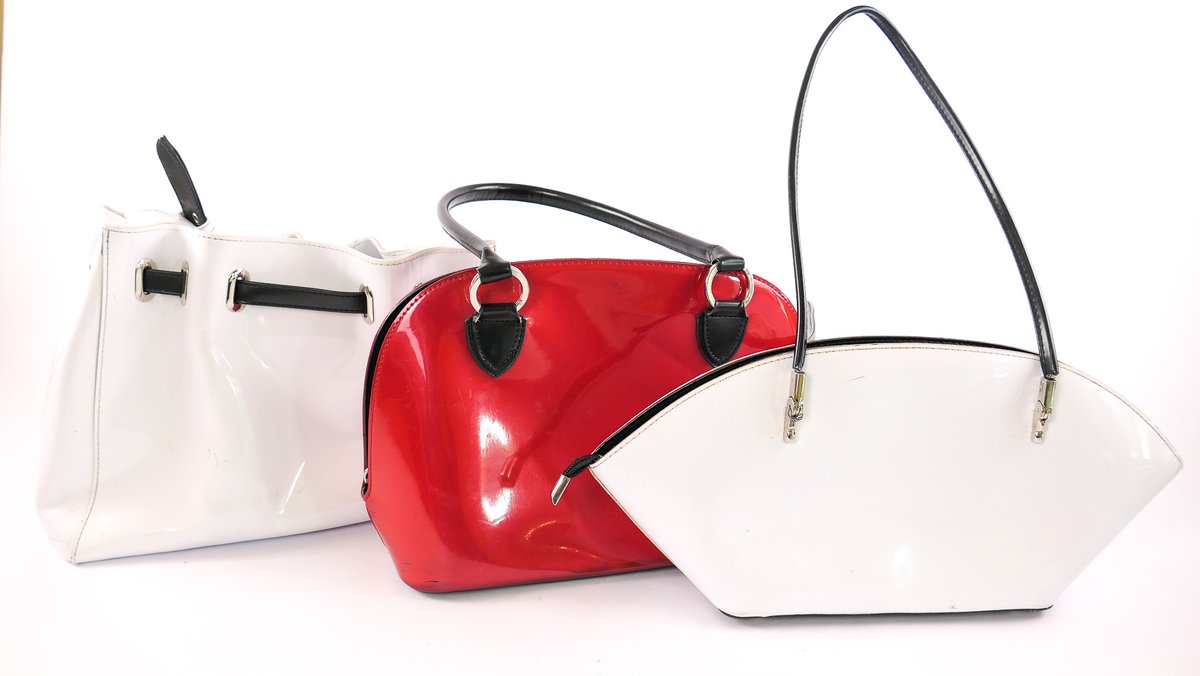 Beijo Patent Vinyl Bags