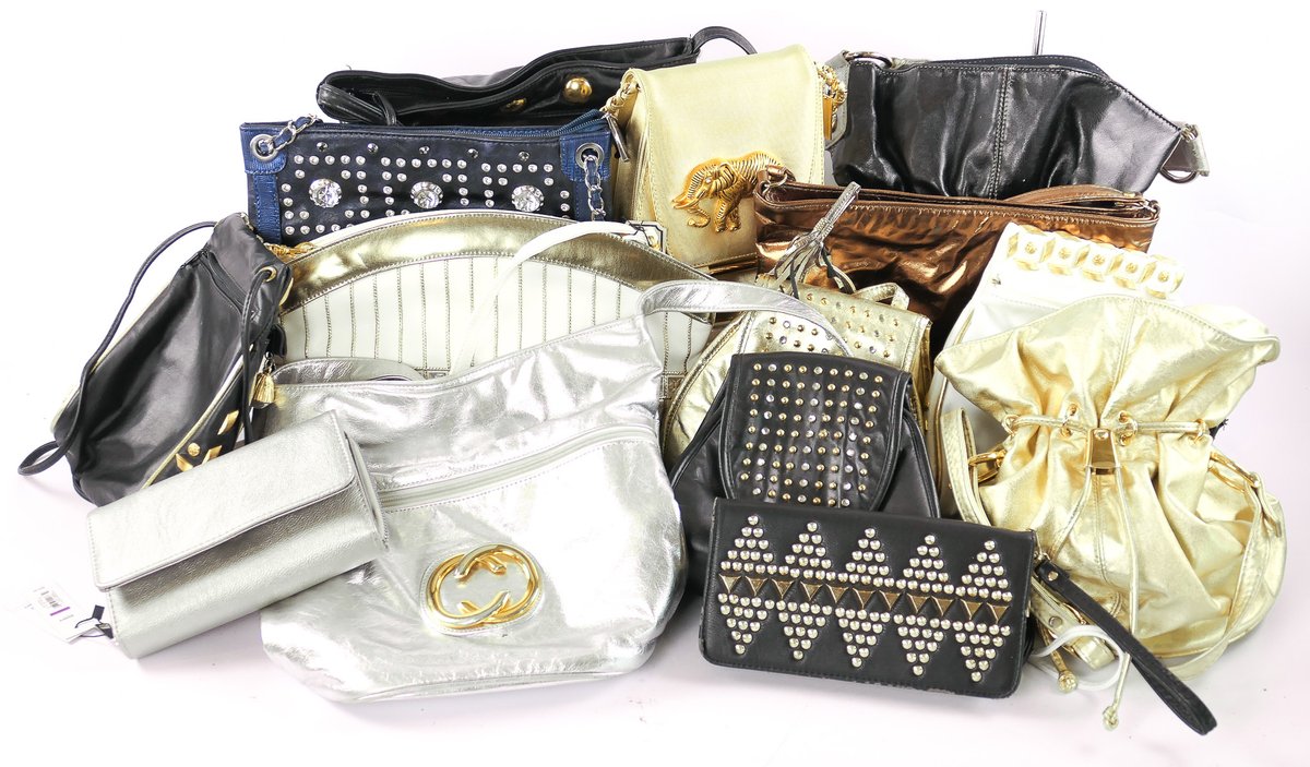 Embellished Neutral Tone Bags