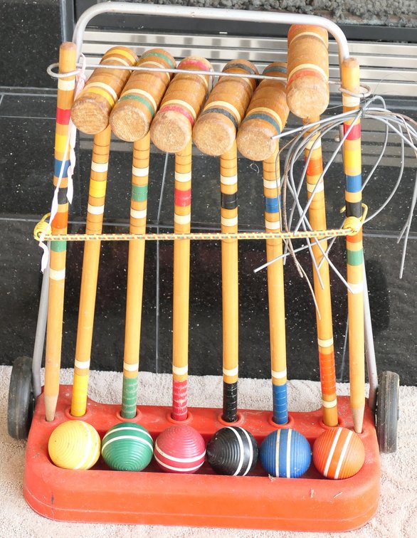 Vintage Croquet Set