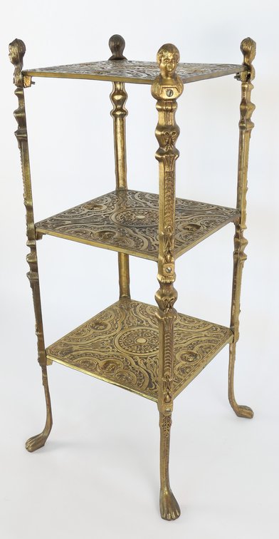 Three Tier Brass Plant Stand