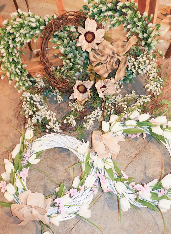 Seven Spring Wreaths