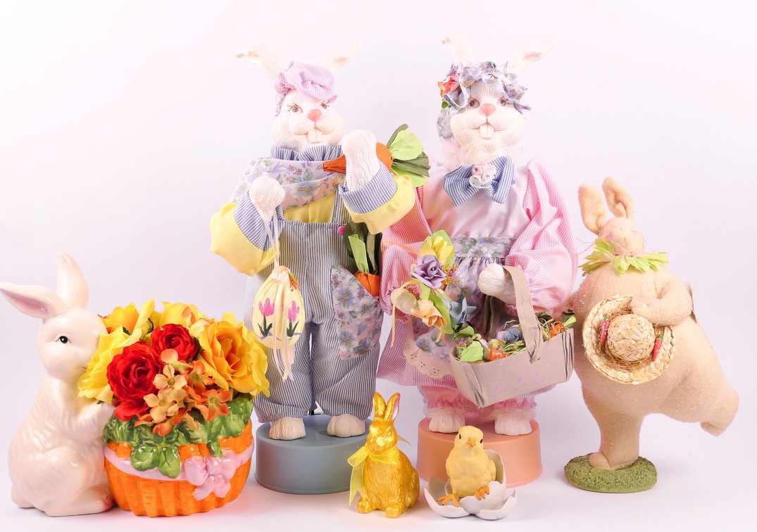 Easter Bunny Figurines